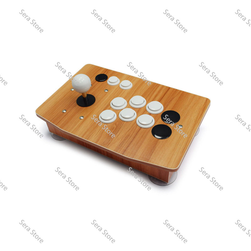 Retro Game Controller Usb - Joystick Arcade DIY Kayu Solid, Kontroler