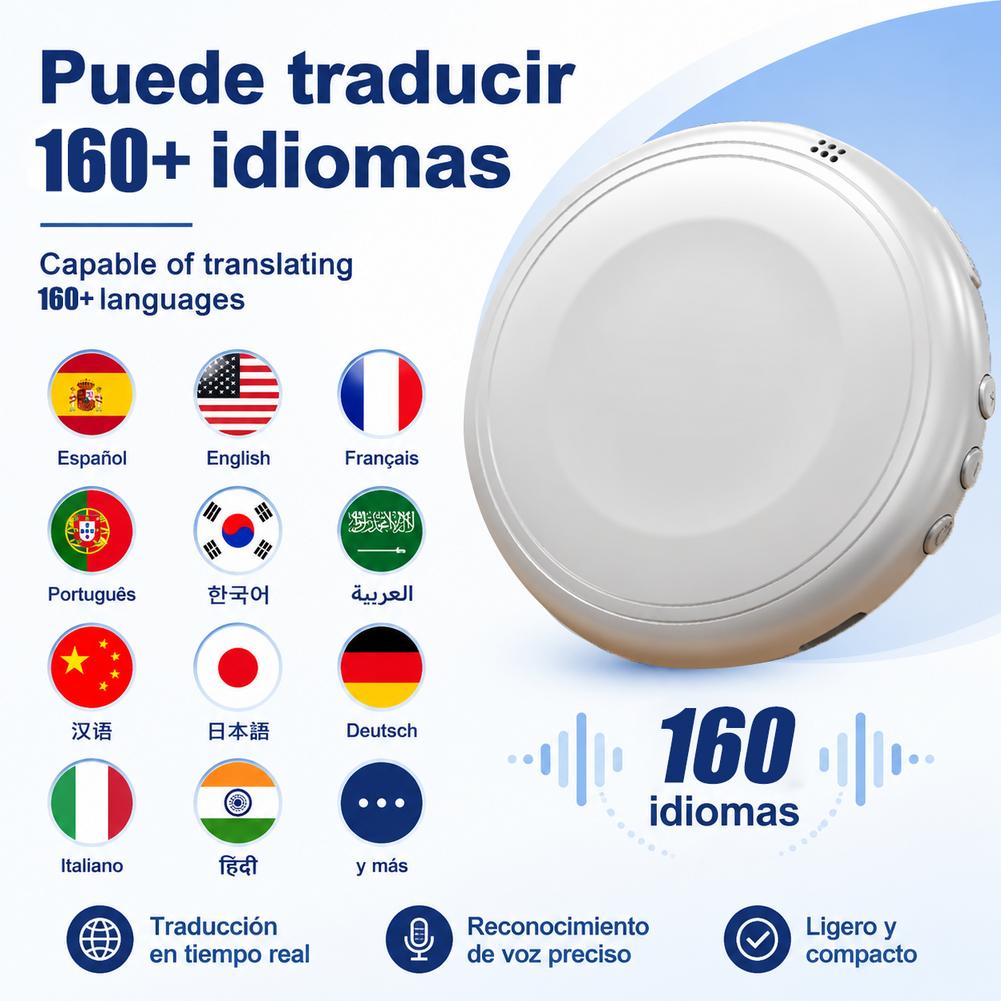 Portable Translator Device - Penerjemah Bahasa AI TS1, 160+ Bahasa,