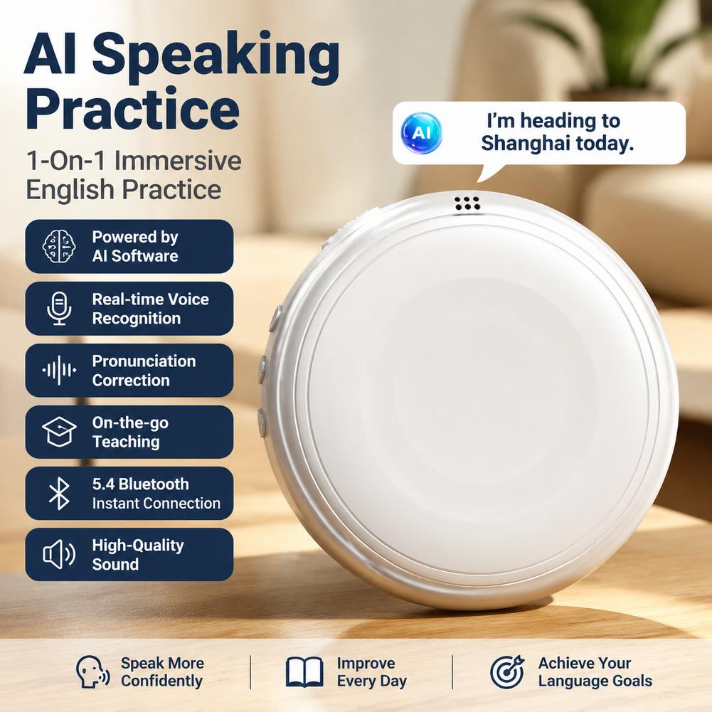 Portable Translator Device - Penerjemah Cerdas AI yang Dapat Dipakai,