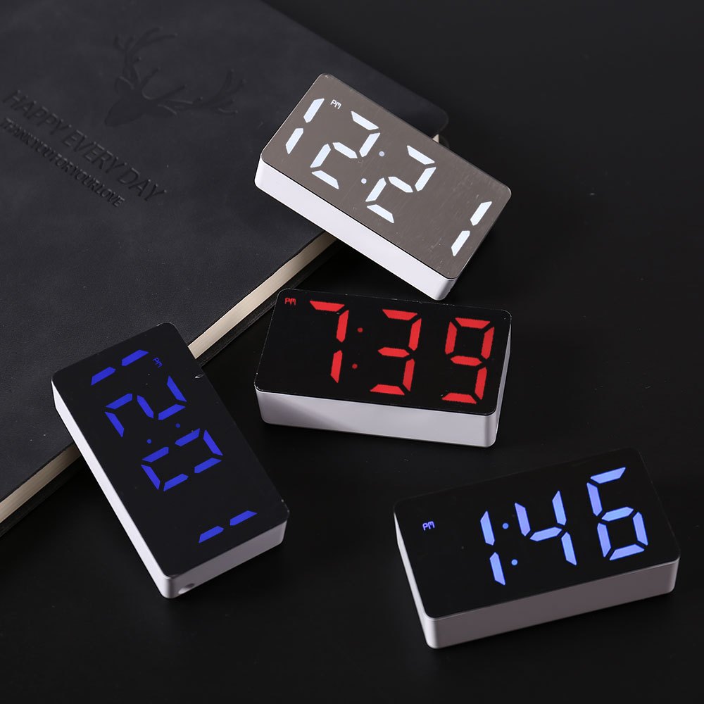 Electronic Gadgets For Home - Jam tangan elektronik LED, cermin Alarm