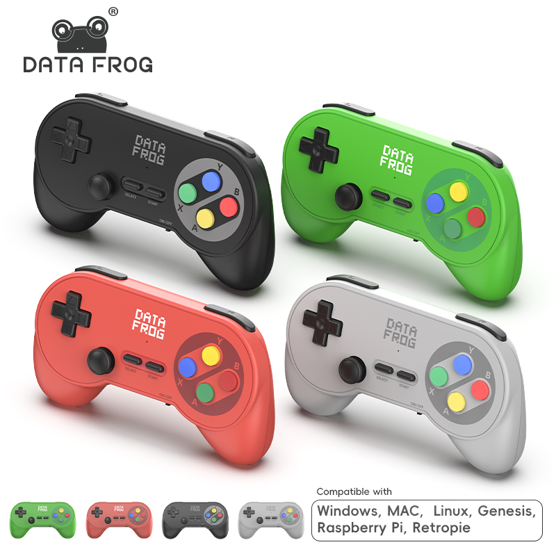 Retro Game Controller Usb - Data Frog PC07 Pengontrol Game Nirkabel
