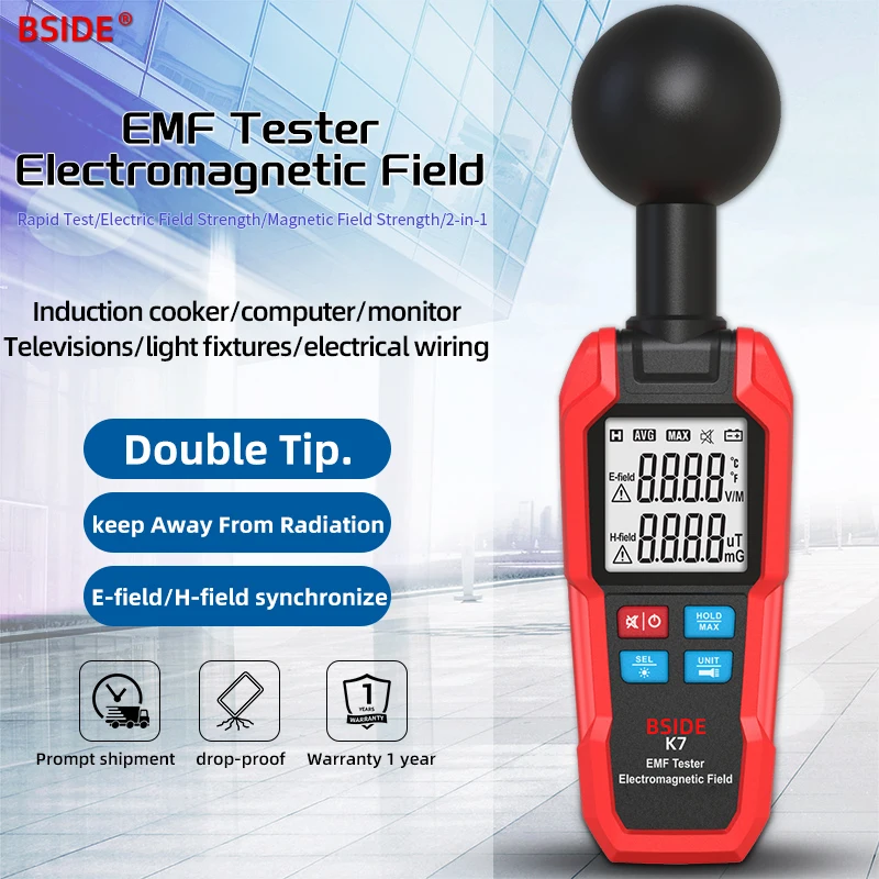 Electronics Quiz - 2025 EMF Meter Penguji Medan Magnet