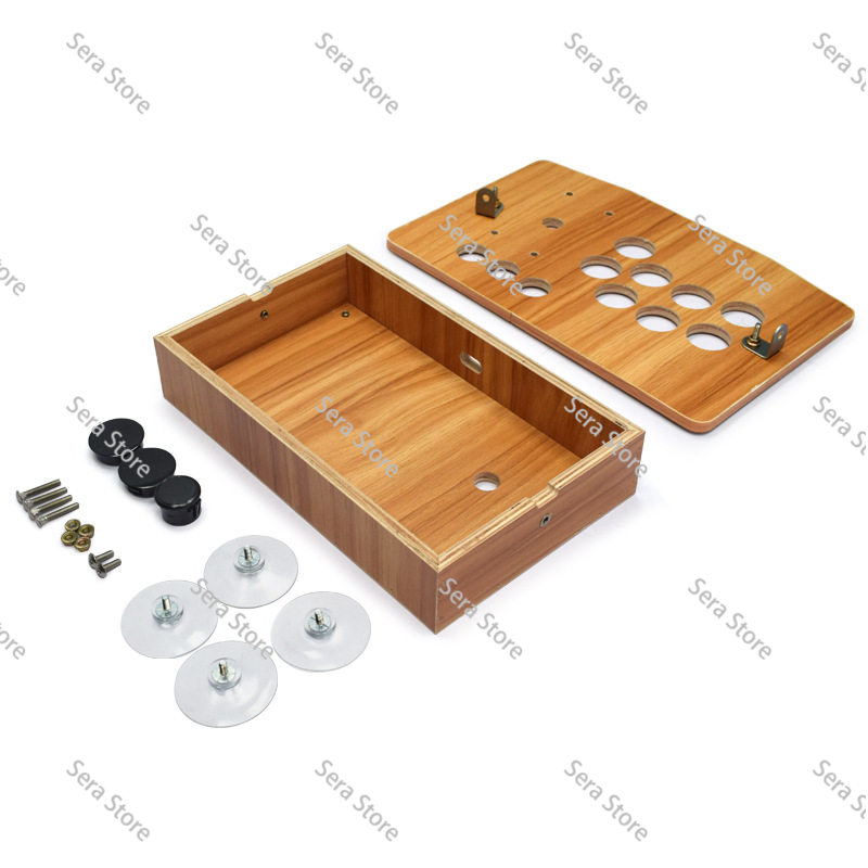Joystick Arcade DIY Kayu Solid - Retro Game Controller Usb ulasan dan harga