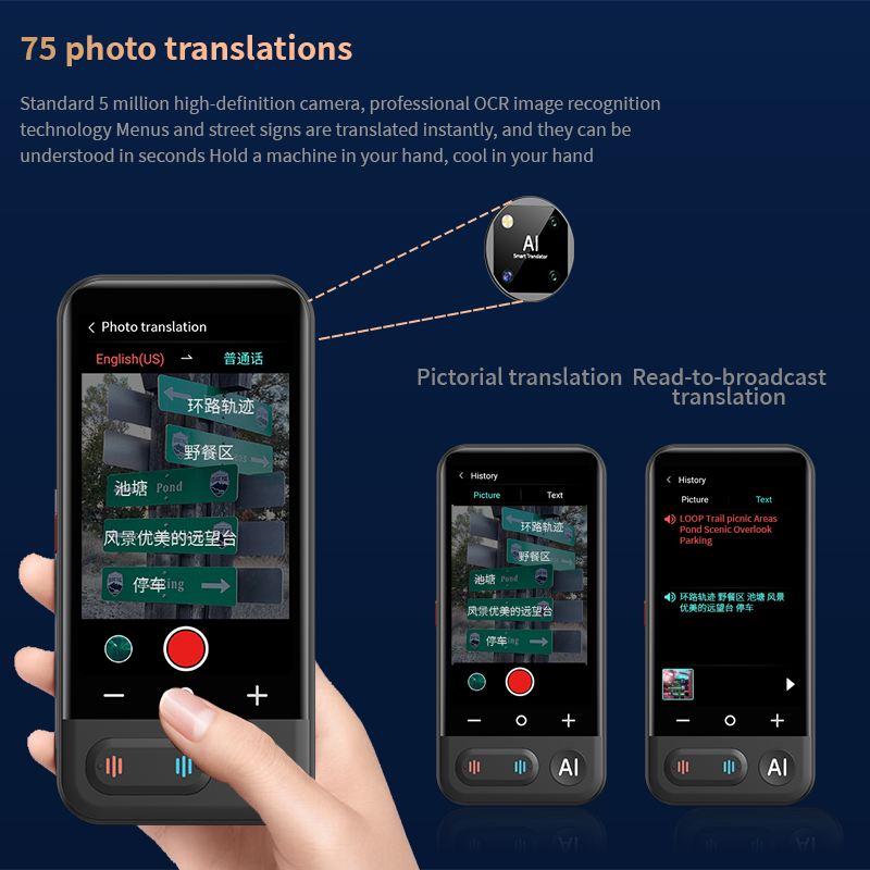 Z16 AI, Penerjemah Cerdas deng - Portable Translator Device ulasan dan harga