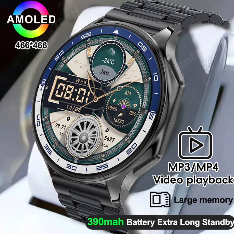 Jam tangan pintar AMOLED 1.43  - Electronics Quiz ulasan dan harga