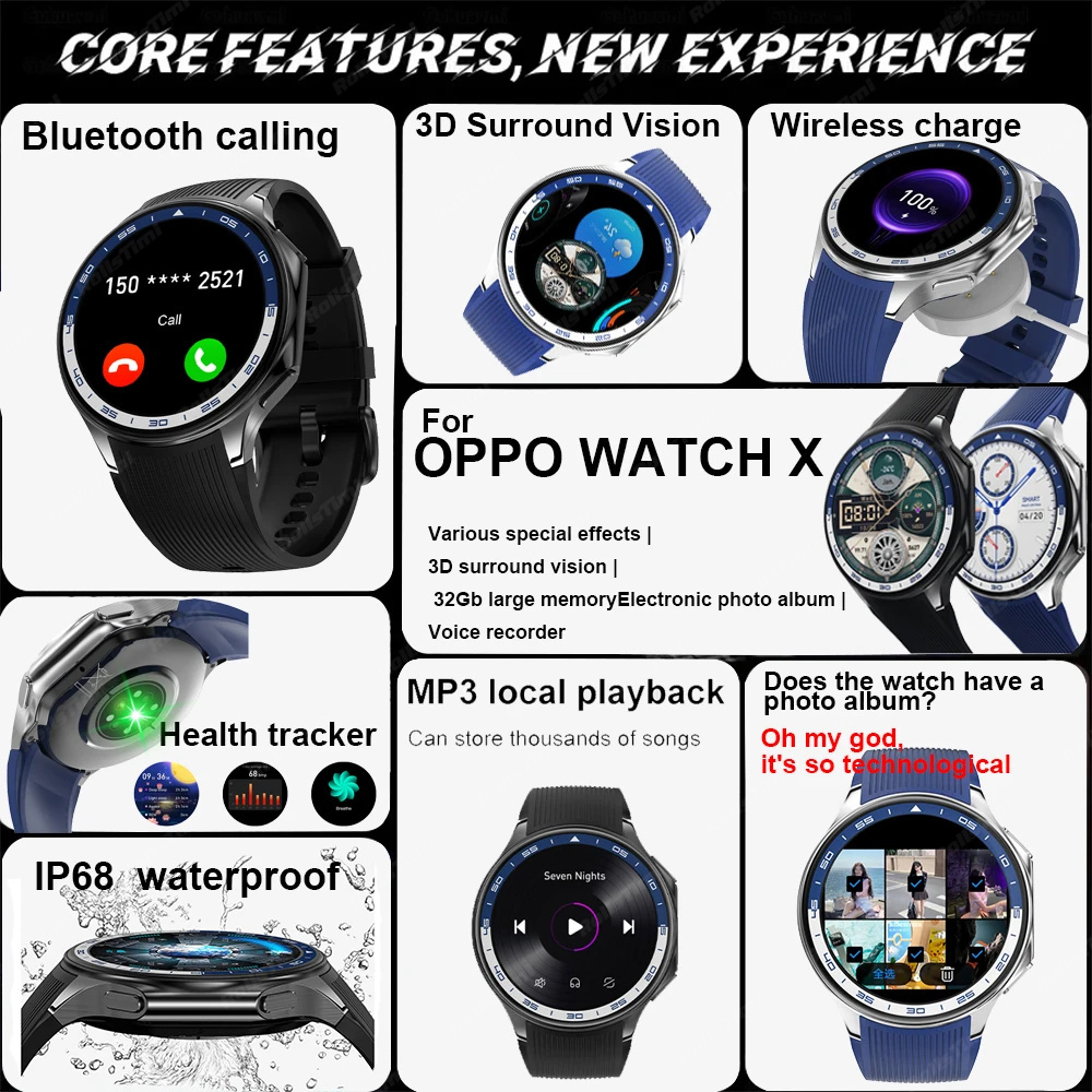 Jam tangan pintar AMOLED 1.43  - Electronics Quiz ulasan dan harga