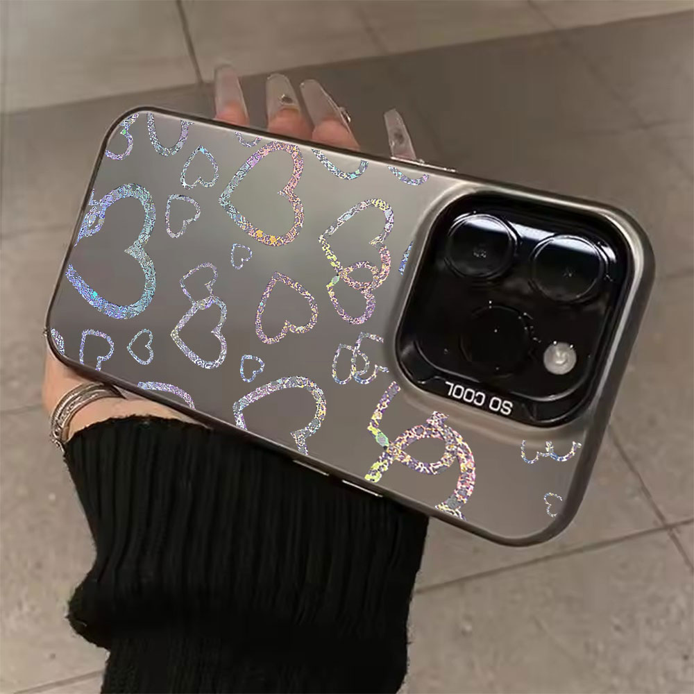 Casing dengan Motif Hati Berwa - Apple Iphone 15 Pro Max ulasan dan harga