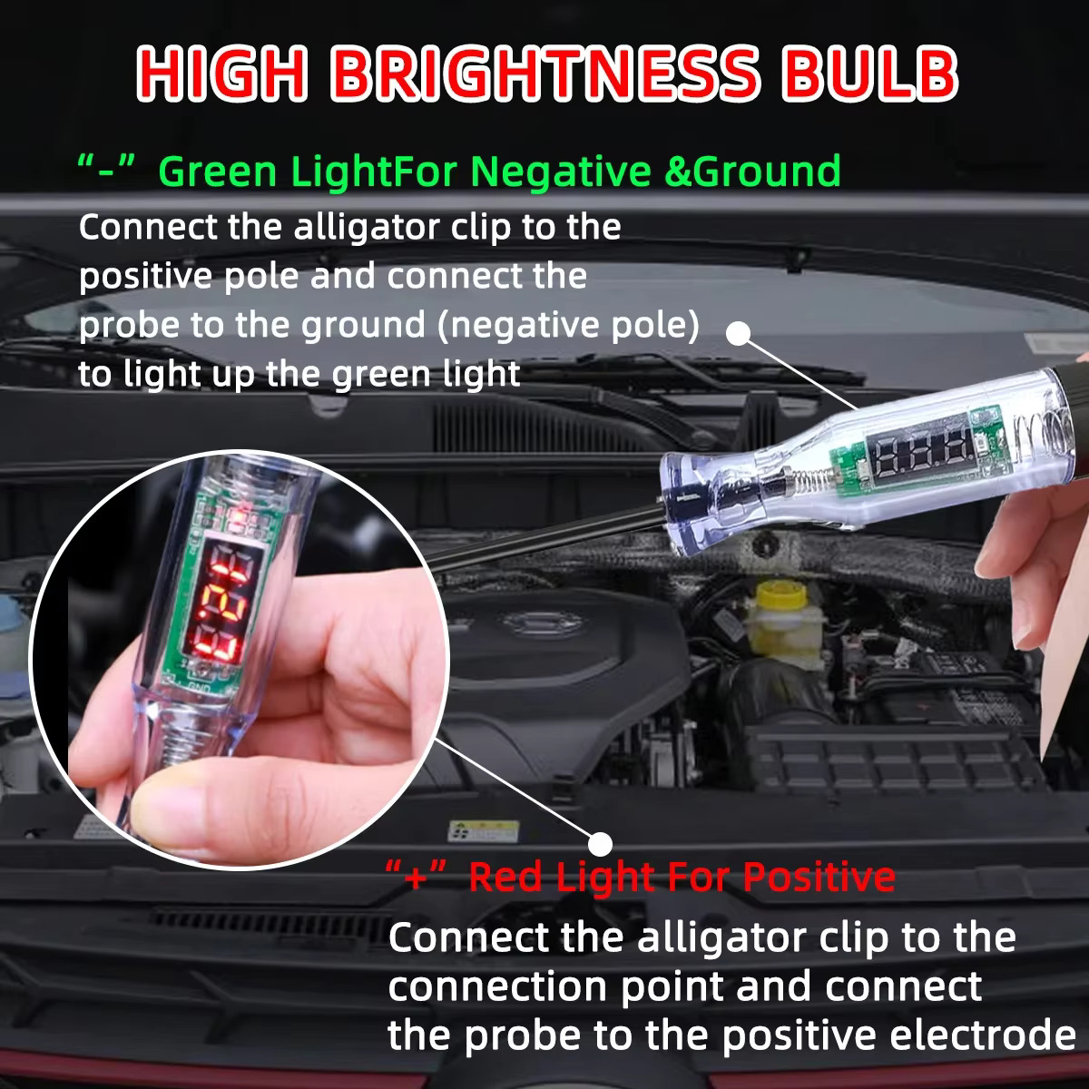 Pena Tester Mobil 5V-120V, Ala - Electronics Quiz ulasan dan harga