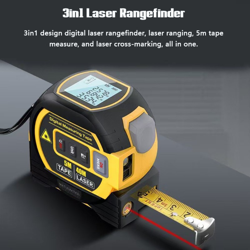 Alat Ukur Jarak Laser 3 in 1,  - Laser Distance Measure ulasan dan harga