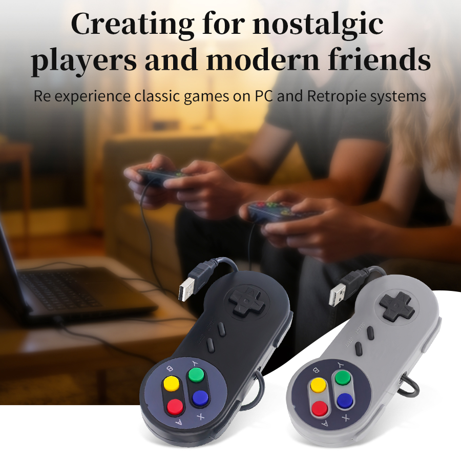 Gamepad USB Joystick Gaming Re - Retro Game Controller Usb ulasan dan harga
